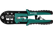 Кримпер Kraftool для обжима телефонных и компьютерных клемм RJ-Pro RJ45 RJ11/RJ12  картинка